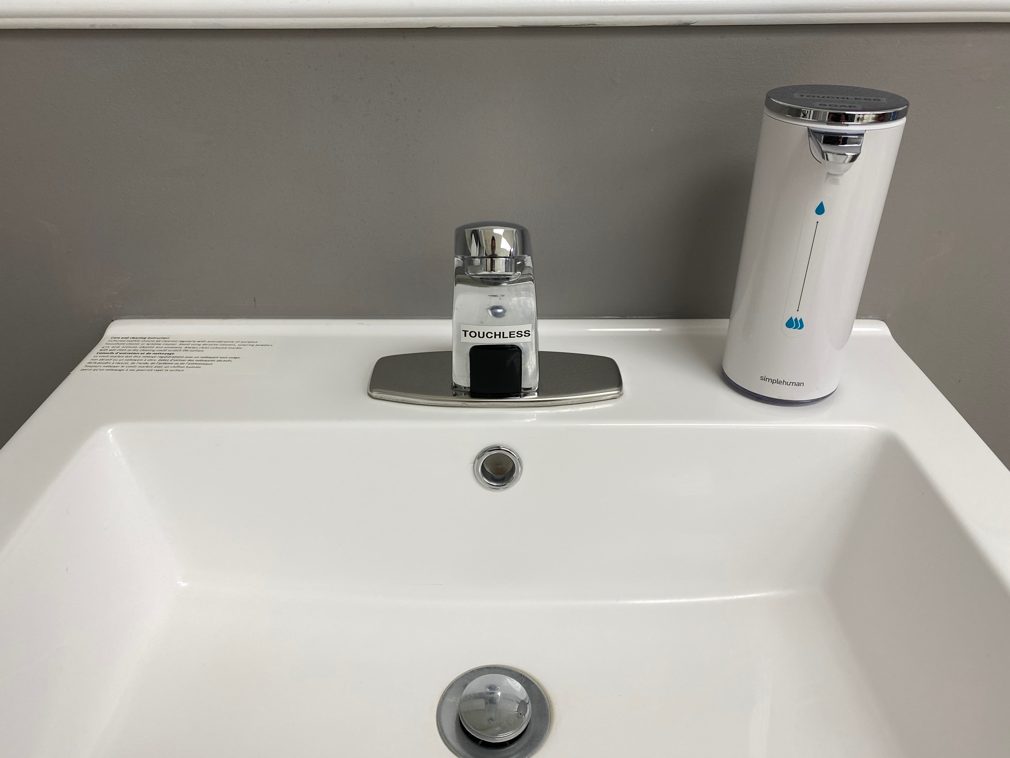 Touchless water dispenser and soap